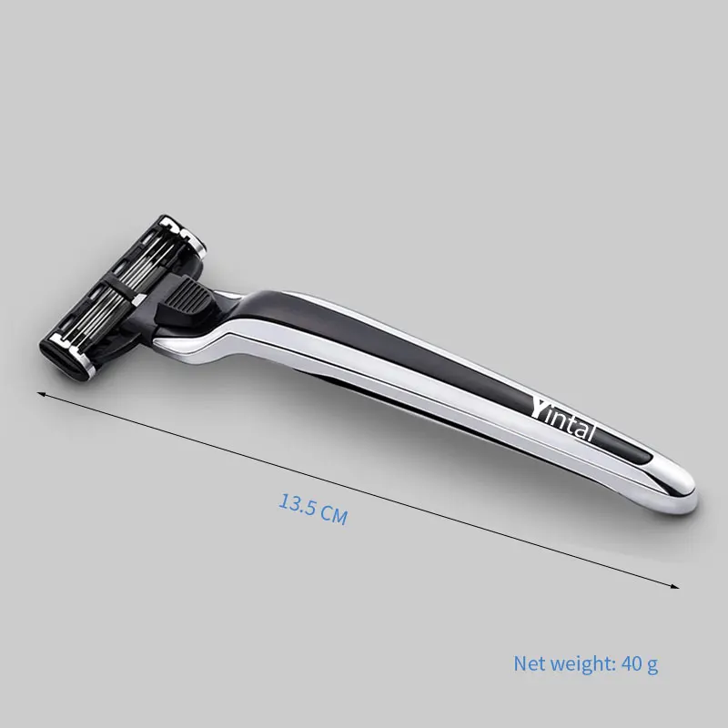 Man Manual Great Shaving Razor Shaver 3-Layer Blades Manual Beard Shaver