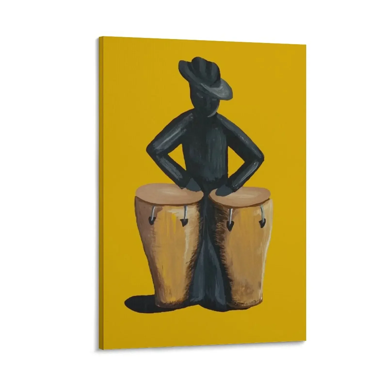 

Salsero Yellow Canvas Painting poster decorations for the room Posters on the wall pictures for wall