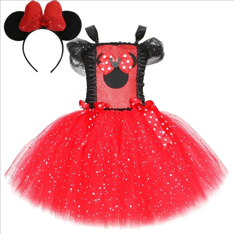 red-bow-polka-dot-kids-tutu-dress-animal-themed-costume-set-with-ear-headband-halloween-birthday-party-stage-performance-costume