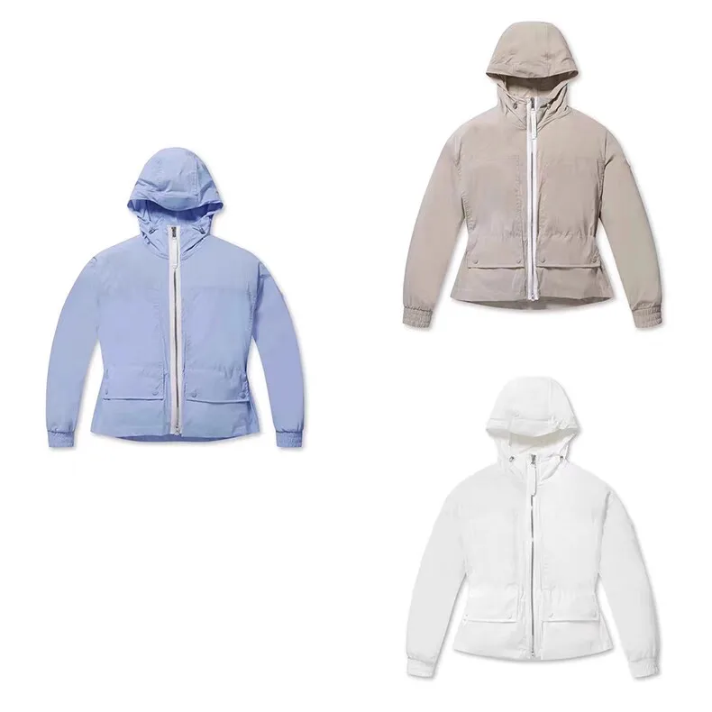 

26 Новинка: Оригинальная женская летняя ветровка в корейском стиле с капюшоном, приталенного кроя, для занятий спортом на открытом воздухе