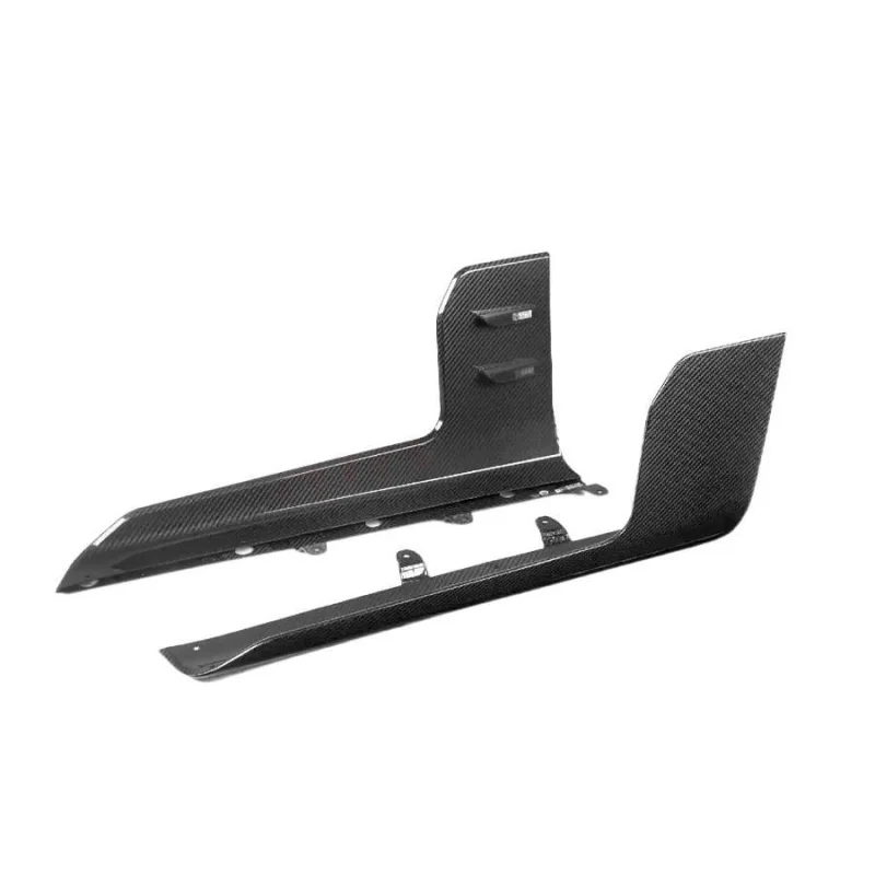 Suitable for New BMW M2 G87 MP Model Dry Carbon Fiber Skirts Skirt Corners Side Splitters 2021+