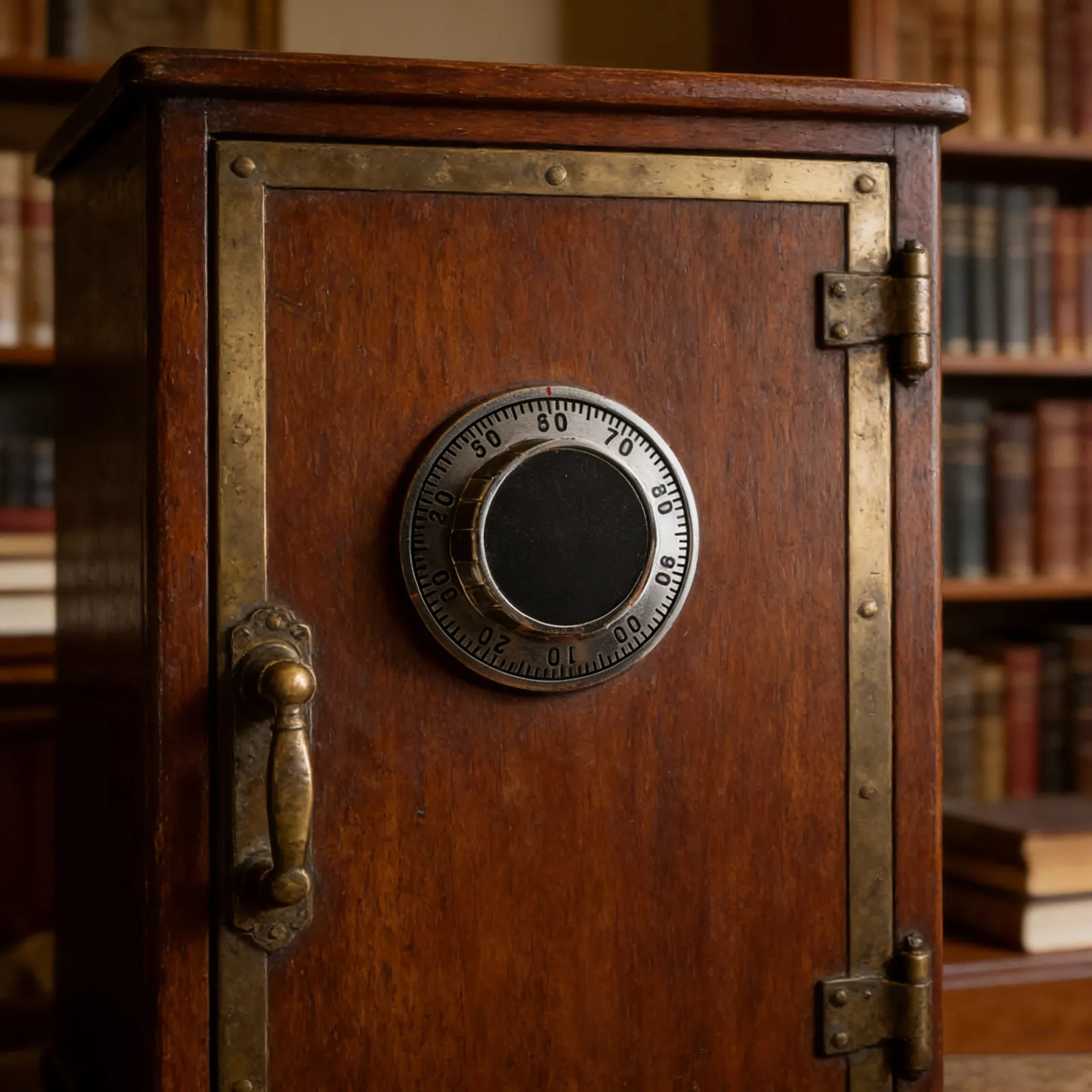 Mechanical Coded Dial Lock Vintage Metal Chromed 3 Disc Safe Box Jewelry Document Cabinet Combination Security Lock