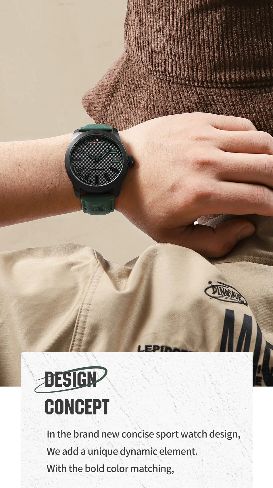 Imagem -04 - Avo- Relógio de Pulso Masculino com Pulseira de Couro Casual à Prova Waterproof Esportivo Executivo Novo Promoção 2023