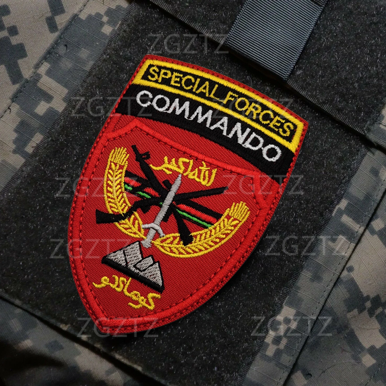 Afghanistan flag Patches Embroidery ISAF Emblem Military Badge Applique for Clothing Backpack