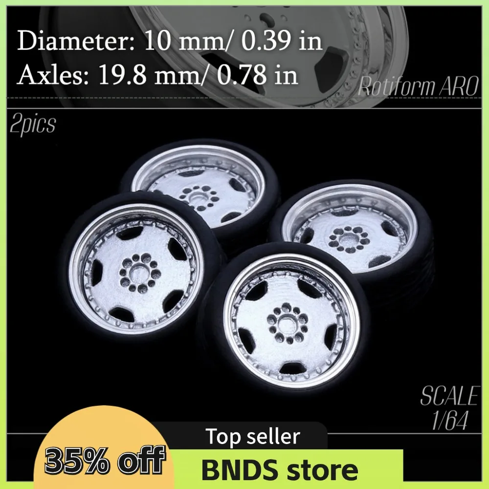 Scg 1/64 רכב רכב דגם גלגלים rotiform repitt חלקי קוטר 10 או 11 מ