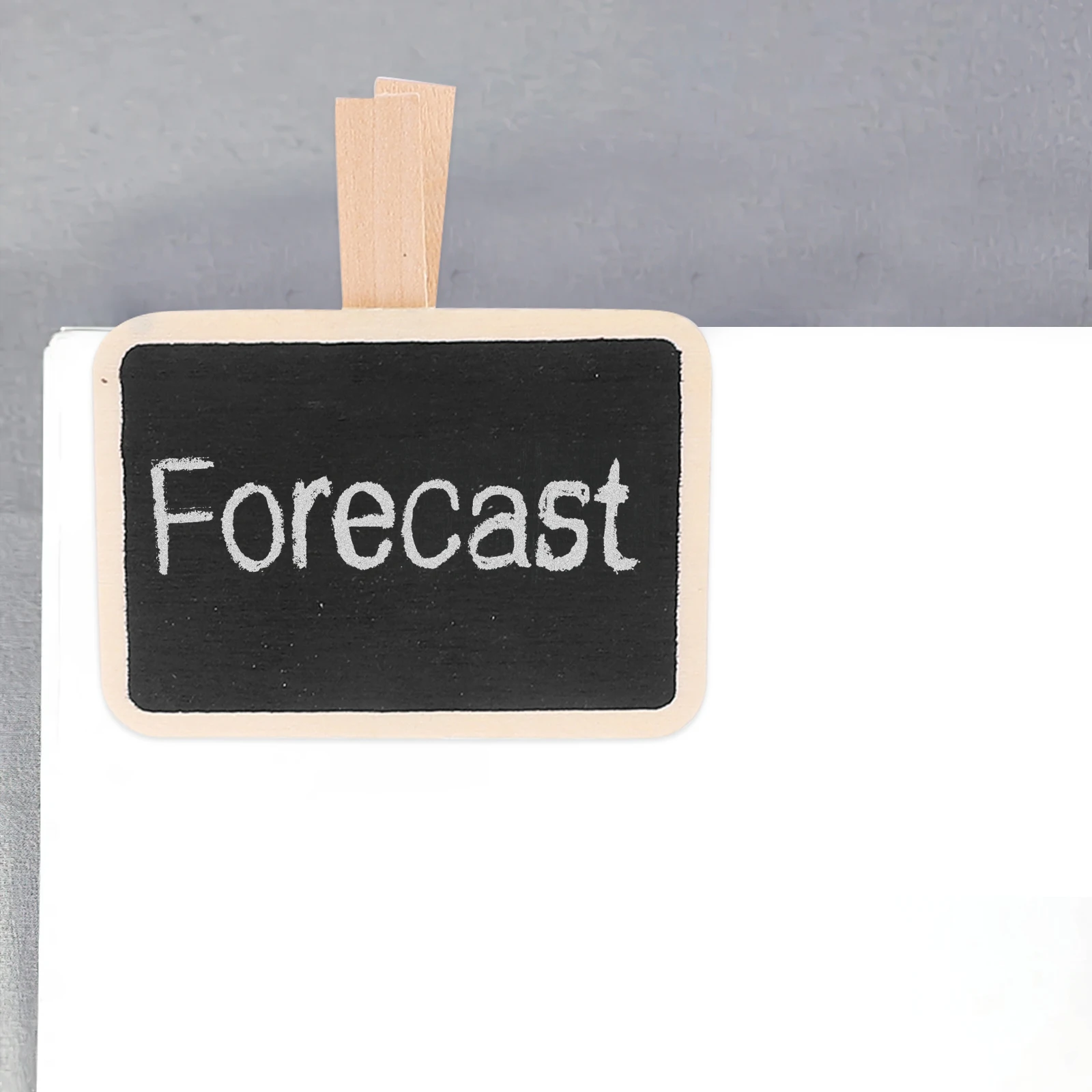 Mini lavagna da 30 pezzi con clip per messaggi in legno, cartelli per lavagne alimentari