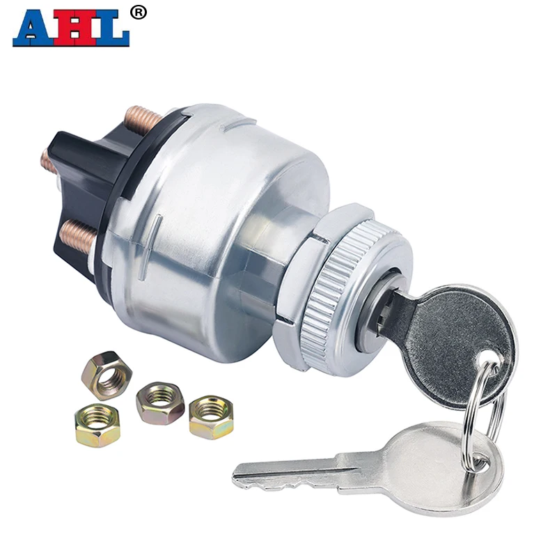 

Universal Ignition Switch with Key 4 Position ACC/OFF/IGN/Start 12V For Tractor Forklift Tuning Truck Car Tools