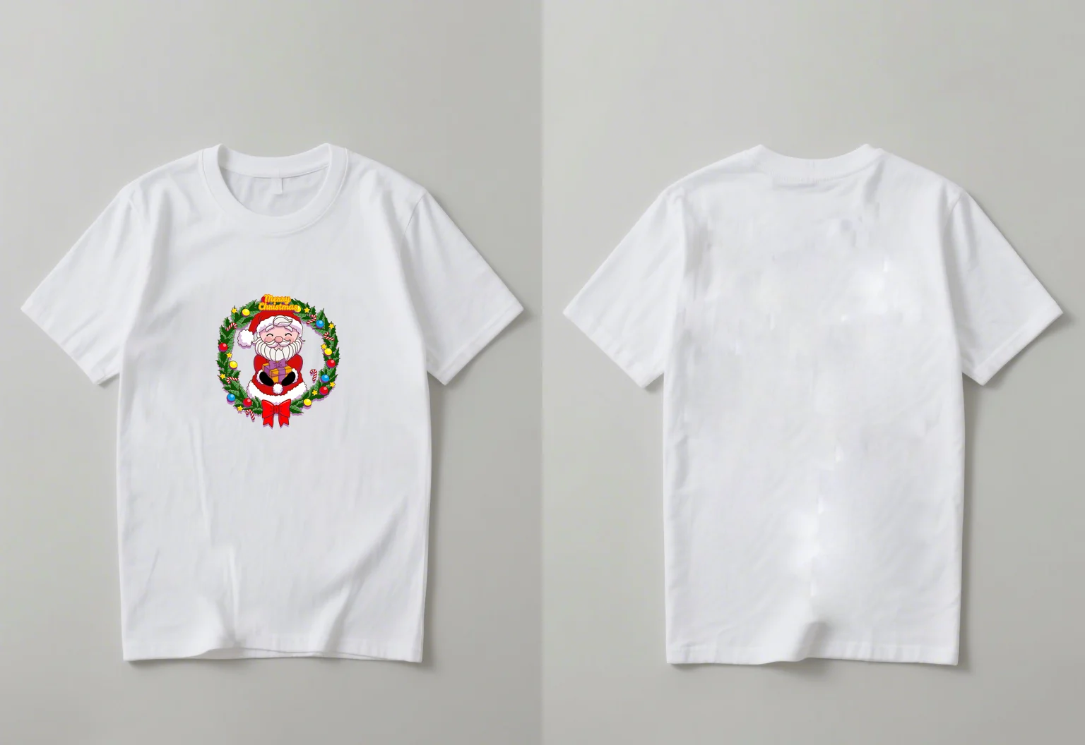 The latest casual fashion in 2025 features Christmas-style printed short-sleeved shirts suitable for both men and women