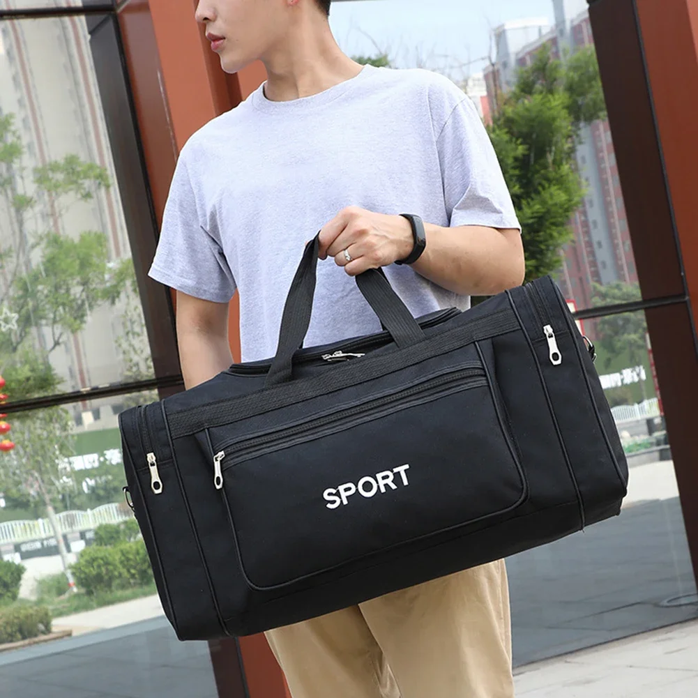 Men Women Sports Gym Bag Large Capacity Fashion Unisex Outdoor Yoga Training Fitness Leisure Bag Outdoor Travel Handbag