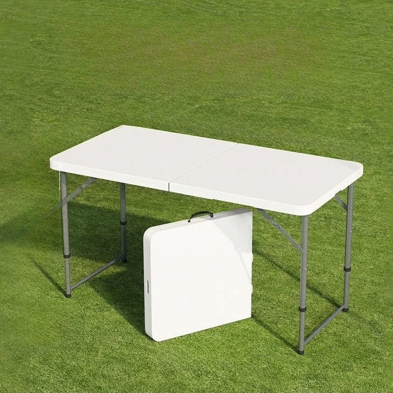 Outdoor folding table, simple plastic night market stall learning portable dining table