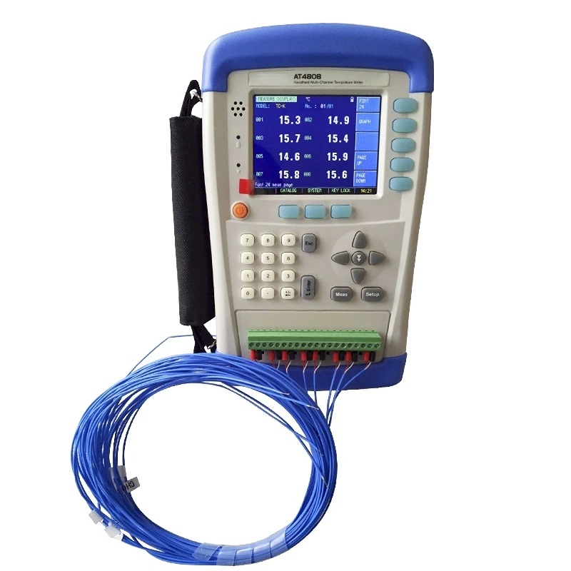 AT4824 Multi-channel Thermometer with Data Logger Temperature Meters