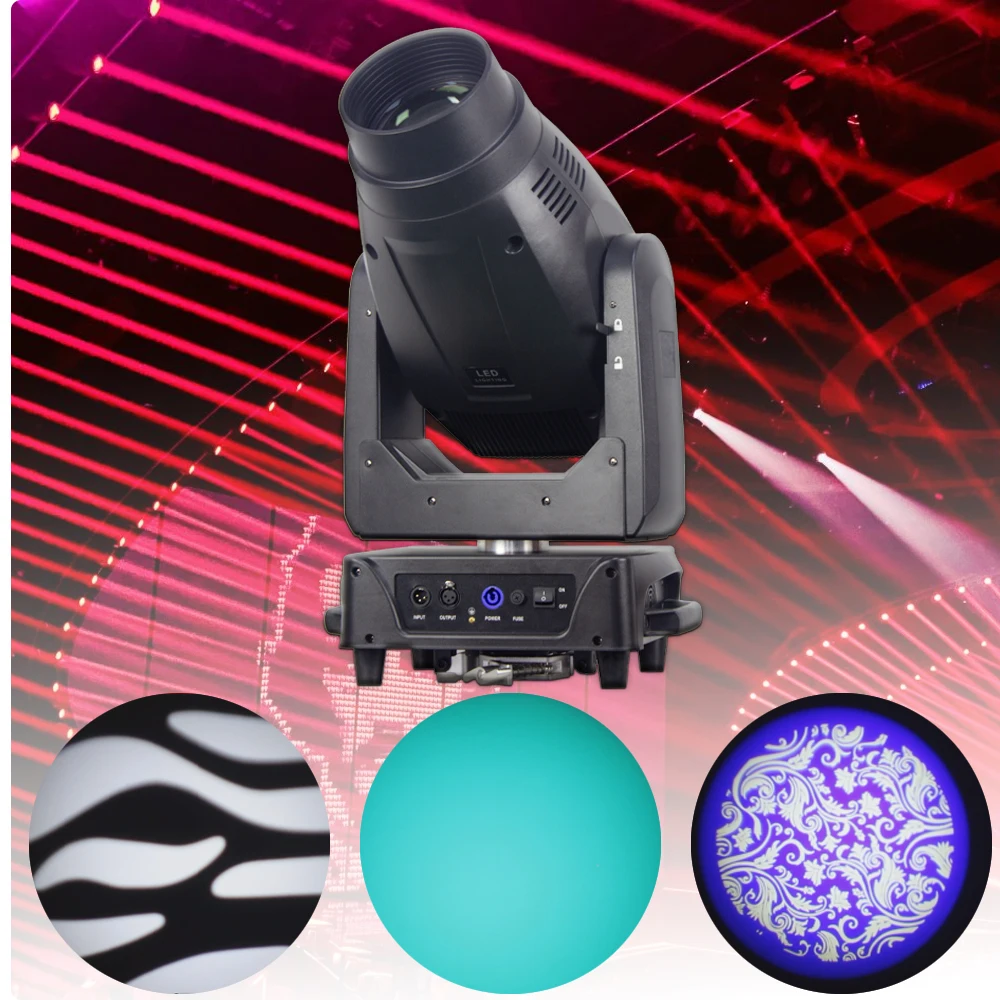 YUER NUEVA luz con cabezal móvil LED CMY de 600 W DMX512 4 ° -50 °   Prisma de animación de mezcla de colores Zoom 24CH RGB para iluminación de eventos de escenario