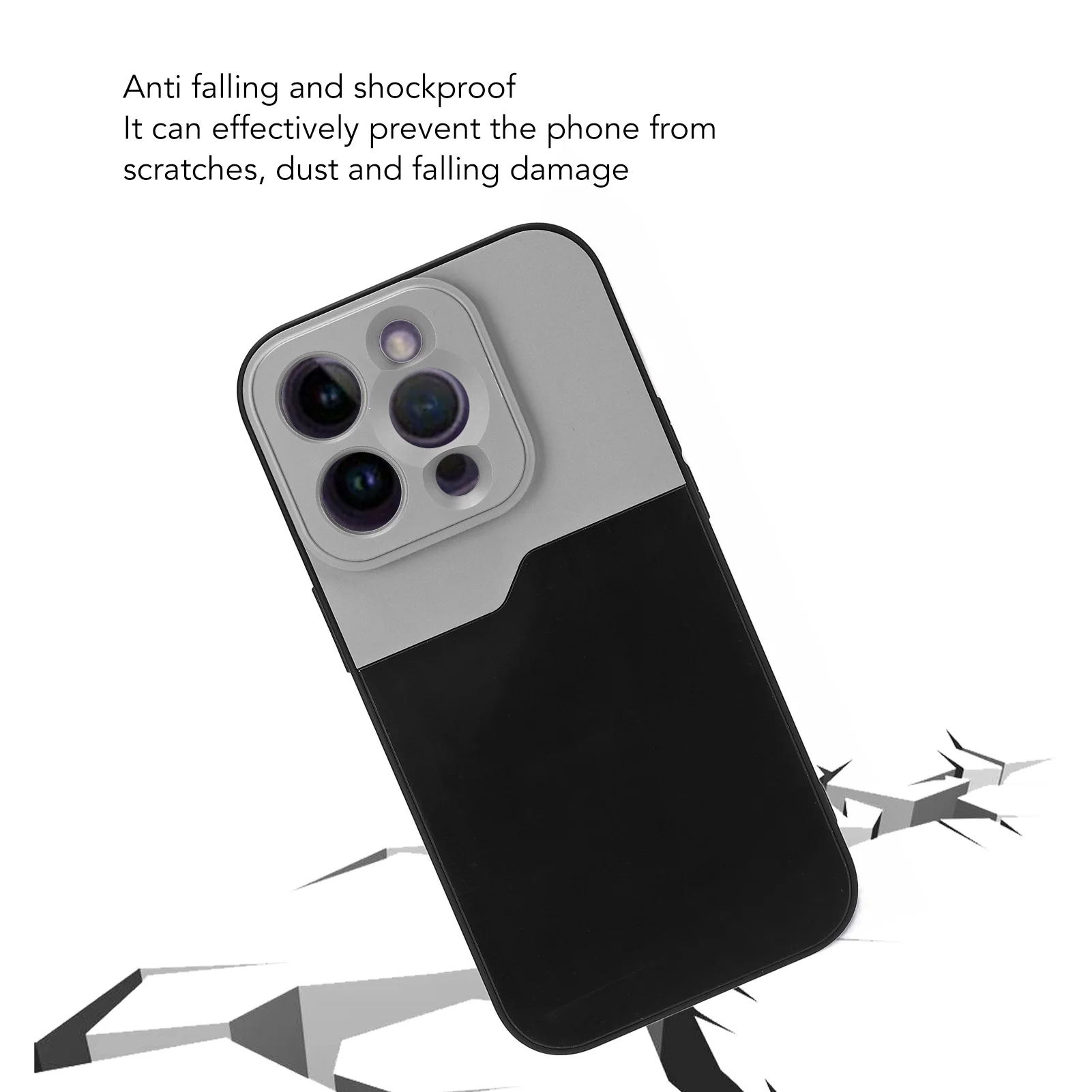 Phone Case for Iphone14 Pro Shockproof Phone Back Cover with Integrated 17mm Thread In Case Lens Mount Phone Protective Case