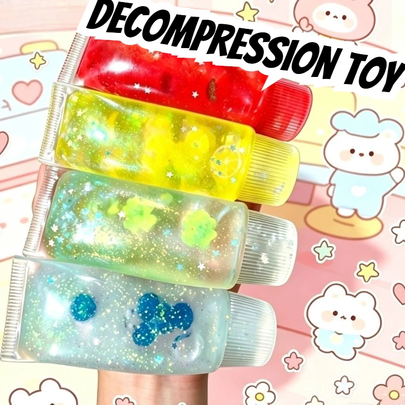 HOT Cute Toothpaste Shape Decompression Vent Toy Creative Interesting Decompression Toy Relieve Anxiety Bad Mood Squeeze ToyGift