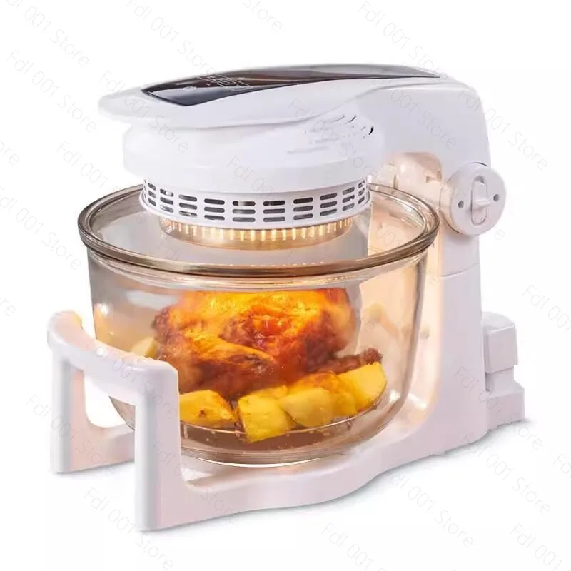 CKY‑662A Visible Glass Air Fryer Household Smoke‑free Multifunctional Halogen Oven For French Fries Cooking