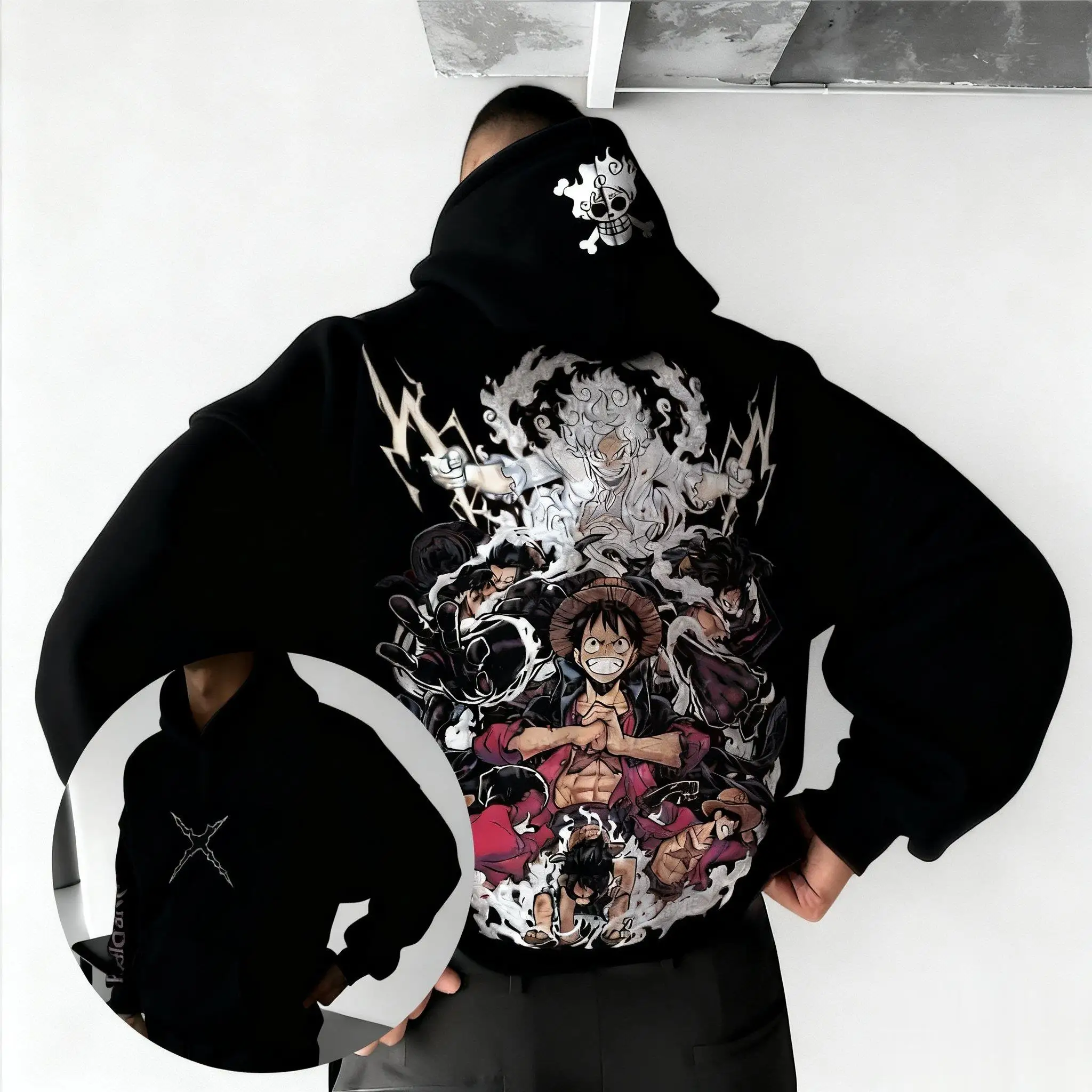 

One Piece Japanese Anime Print Hoodie Men Women One Piece Graphic Hoodies Long Sleeve Pullover Sweatshirt Y2K Harajuku Clothing