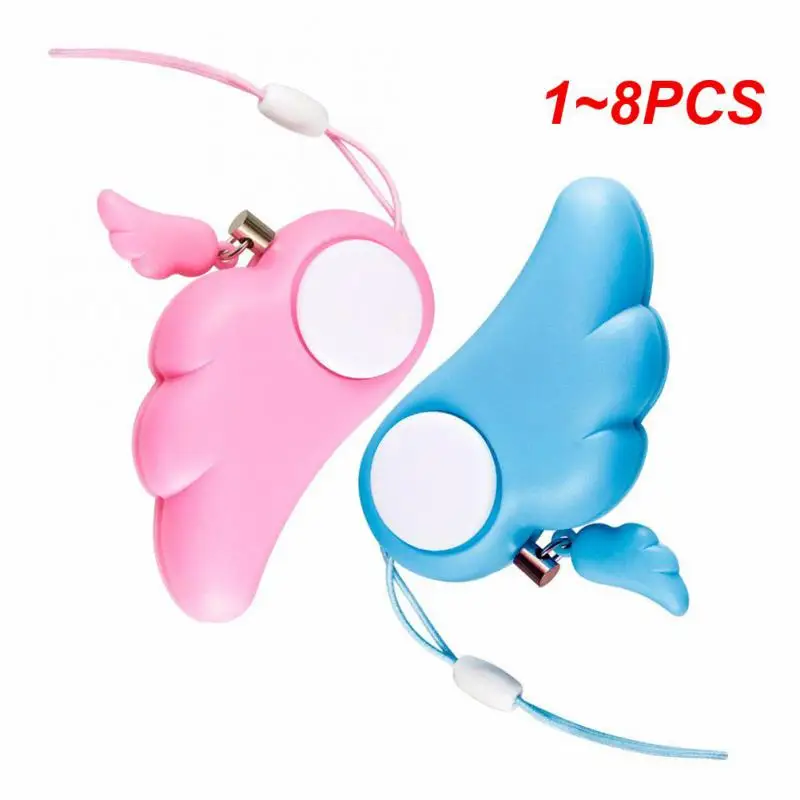 

1~8PCS Self Defence Alarm Keychain Personal Protection 90dB Loud Self Defense Supplies Girl Women Security Rape Alarm Emergency