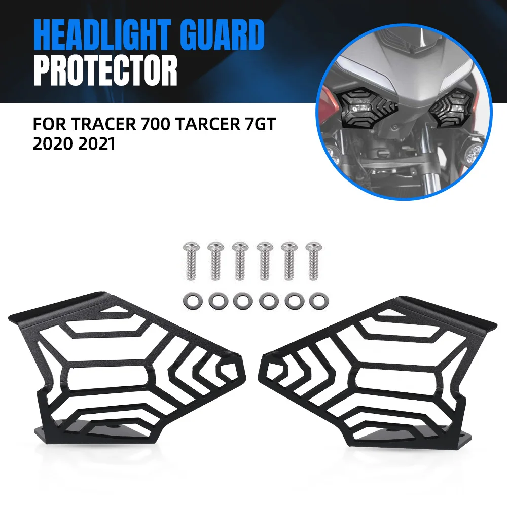 FOR YAMAHA TRACER 700 Motorcycle Headlight Head Light Guard Protector Cover Protection Grill TRACER 7 GT 7GT TRACER7 2020 -2023