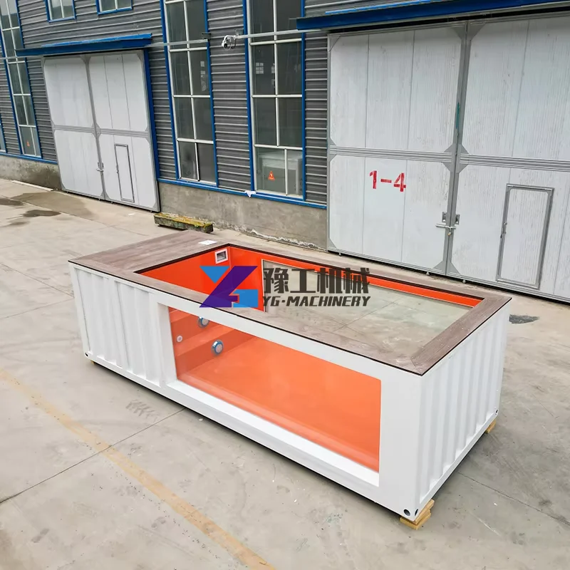 Customized Frame Commercial Fiberglass Frp Piscine Small Shipping Container Swimming Pools