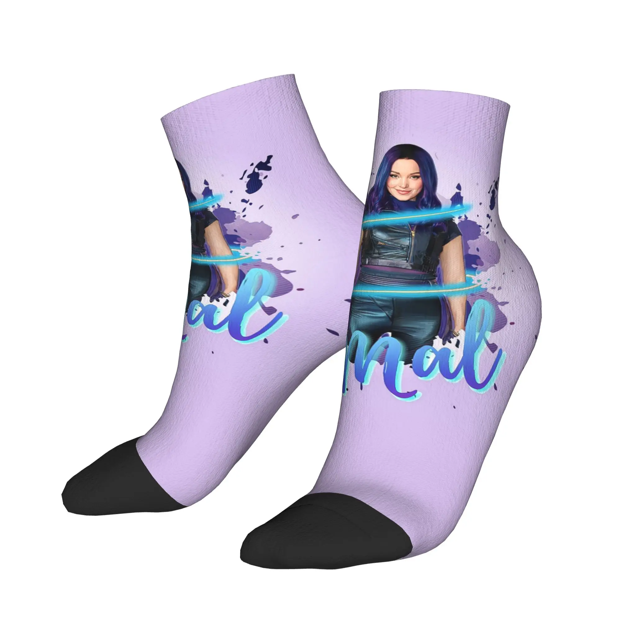 

Носки Mal Descendants в стиле Харадзюку, супермягкие, всесезонные, аксессуары для мужчин и женщин, подарок на день рождения