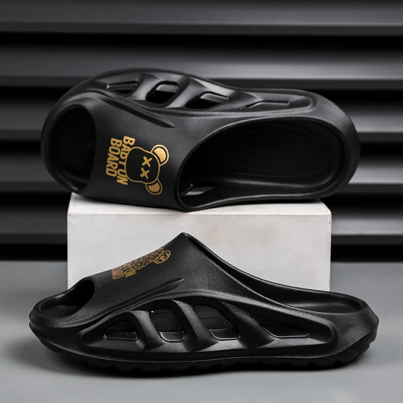 

Men's Summer Light Slippers EVA Soft Thick Soled Anti-Slip Popular Casual Comfortable Shoes