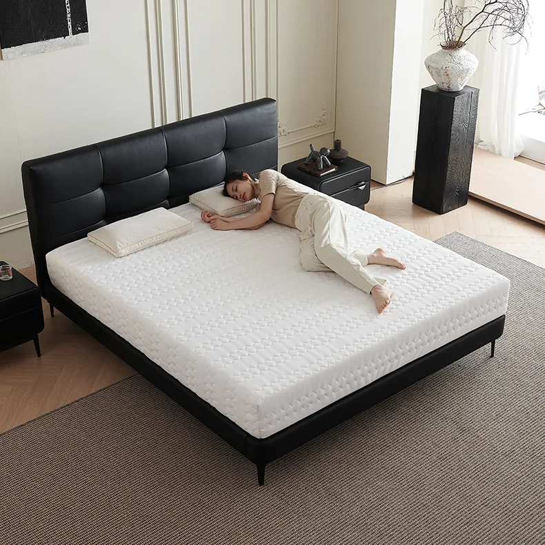 #Modern California King Hotel Hybrid Ortho Gel Sleep Topper Memory Foam & Fireproof with Spring Mattress for Bedroom