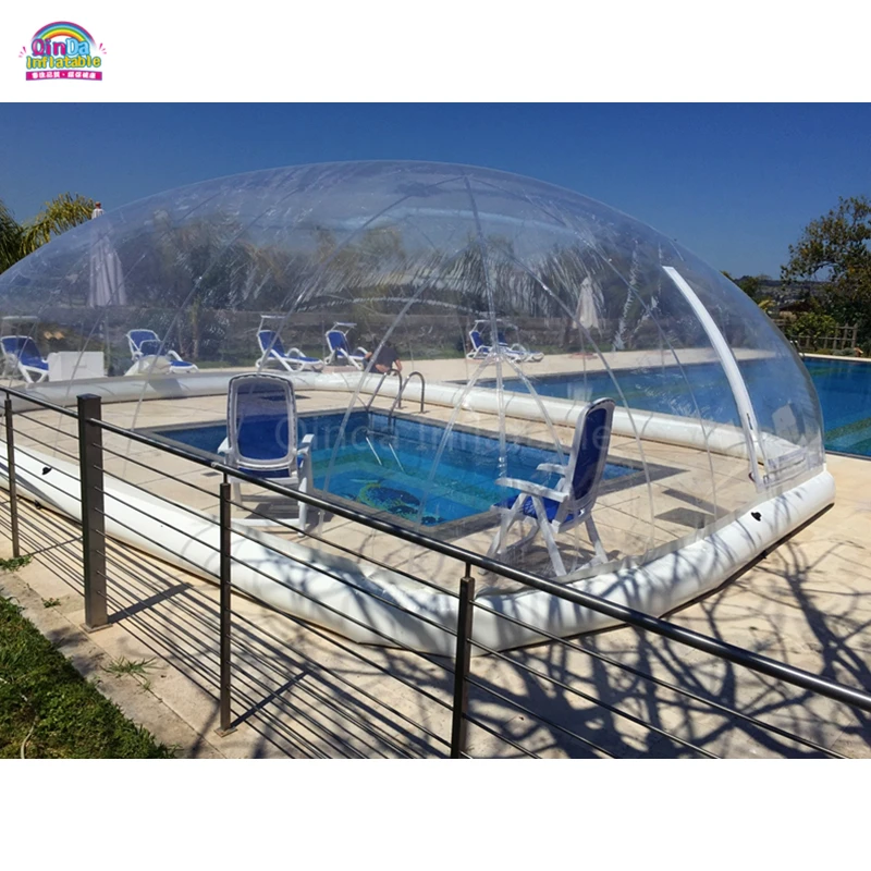 Customized Outdoor Inflatable Swimming Pool Cover Tent For Winter And Summer