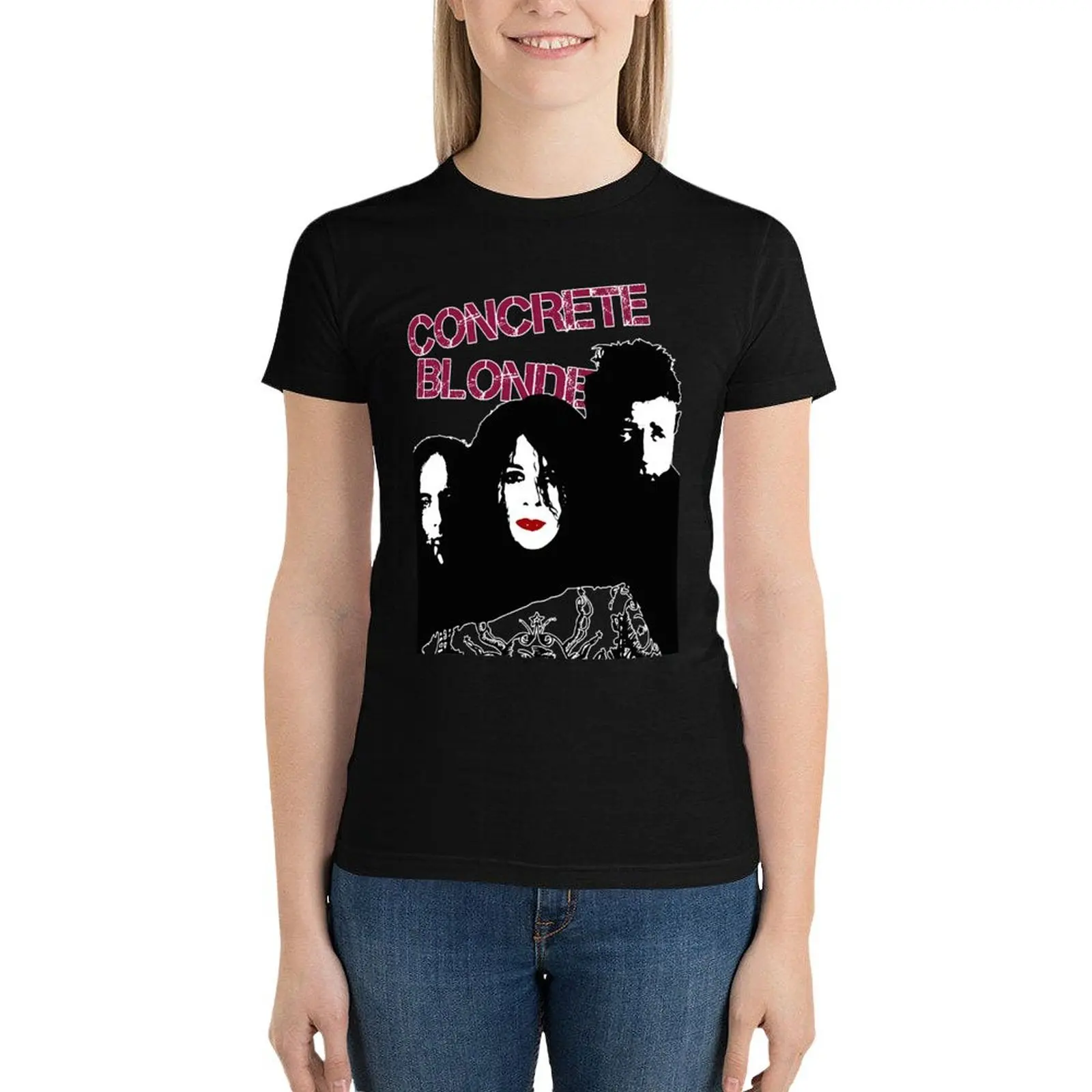 

Concrete Blonde T-Shirt Female clothing hippie clothes vintage clothes tops cute t-shirts for Women