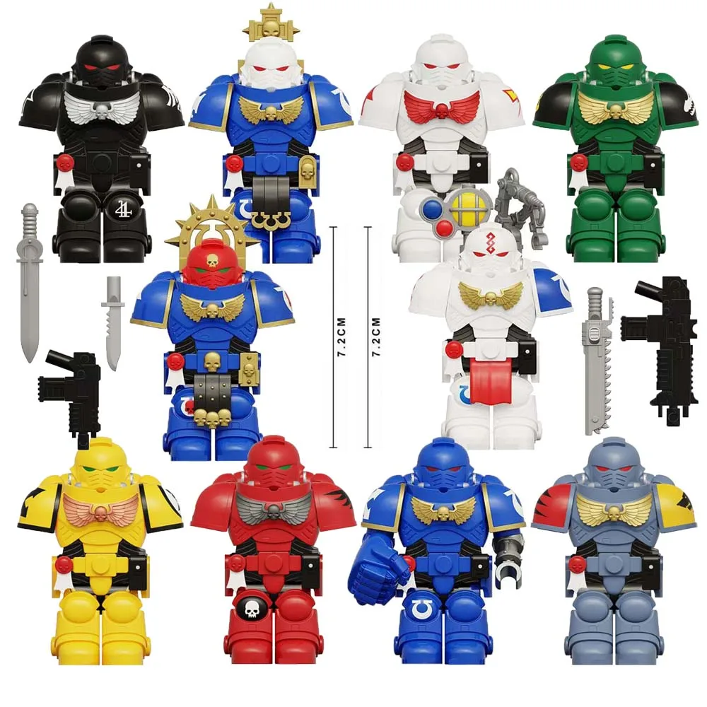 

Hot Games Knights Soldiers Legion Shield Assembly Building Blocks Action Figure Collection Puzzle Education Model Brick Toy Gift