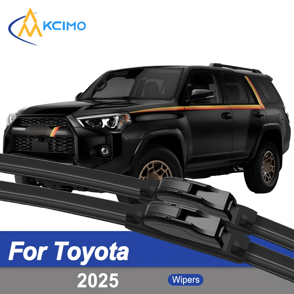 

Premium Rubber Durable Silent Windshield Wiper Blades 2pcs for Toyota 4Runner N500 2025 Front Wiper Blades Set