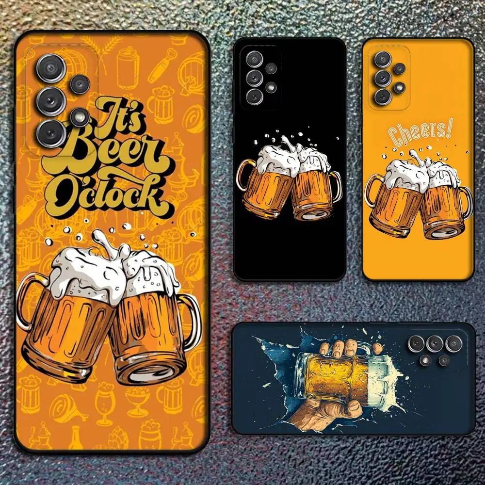 

Lnteresting Beer Printing Phone Case For Samsung S25,S24,S21,S22,S23,S30,Ultra,S20,Plus,Fe,Lite,Note,10,9,5G Black Cover
