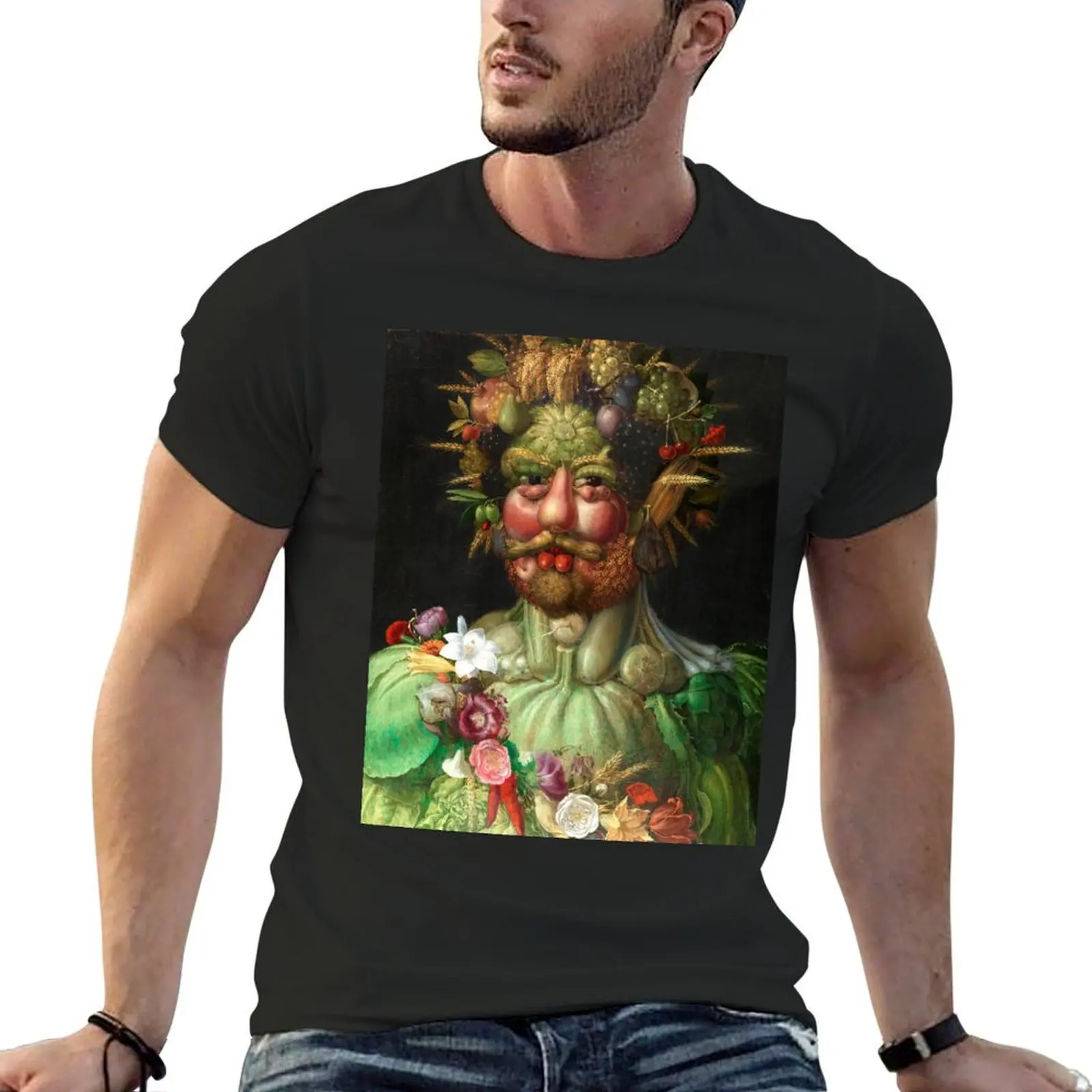 Rudolf II as Vertumnus by Giuseppe Arcimboldo, 1591 T-Shirt street wear vintage t shirts korean fashion mens graphic tshirts