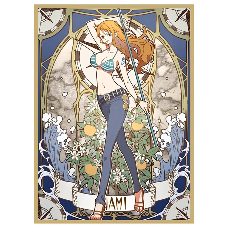 50 Stks/set Een Stuk Ferrule Nami Yamato Uta Nicole Robin Een Favoriete Kerstcadeau Voor Anime Jongens Verzamelkaarten Kleurrijk