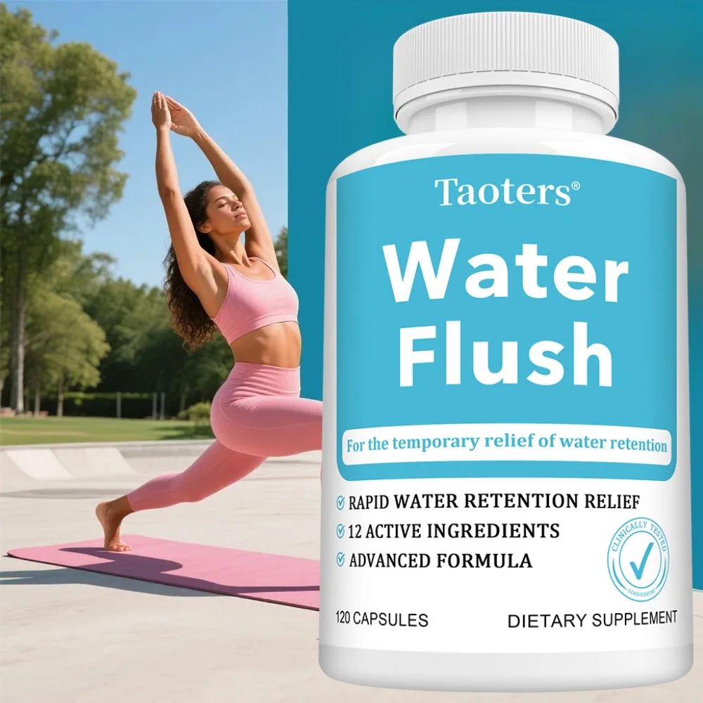 Natural Diuretic Water Away Capsules-with Vitamin B6 Potassium & Dandelion, Diuretic, Relieves Bloating, Supports Fluid Balance