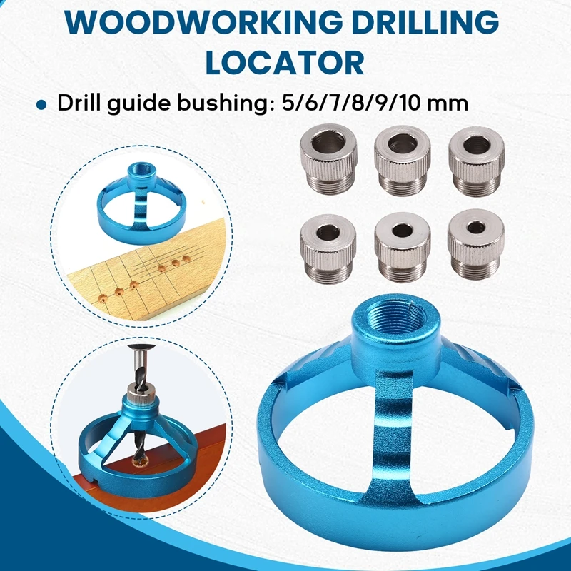 Y42A-90 องศาเจาะท่องเที่ยว 5/6/7/8/9/10 มม.เจาะ Bit Hole Puncher Locator JIG บานพับรูเปิดงานไม้เครื่องมือ