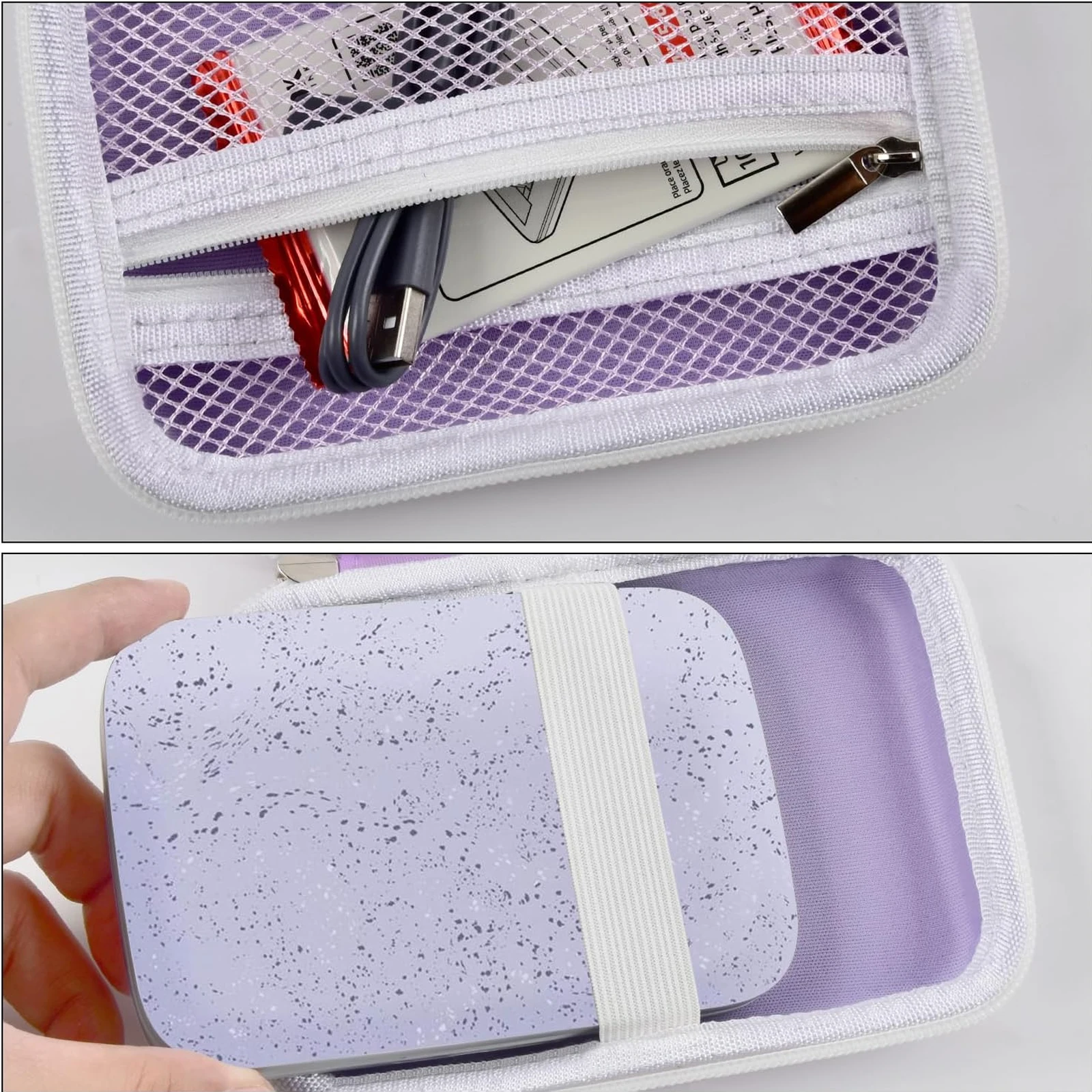 Case Compatible with HP Sprocket Portable 2x3/ Select 2.3x3.4/ 2nd Edition Printer, Travel Carrying Organizer Holder (CASE ONLY)