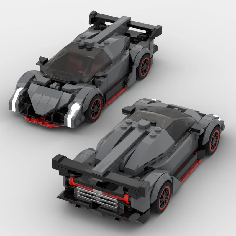 

320 шт. MOC Lamborghinies Veneno City Champion Supercar Building Blocks Рождественский подарок Игрушка для развития терпения и концентрации