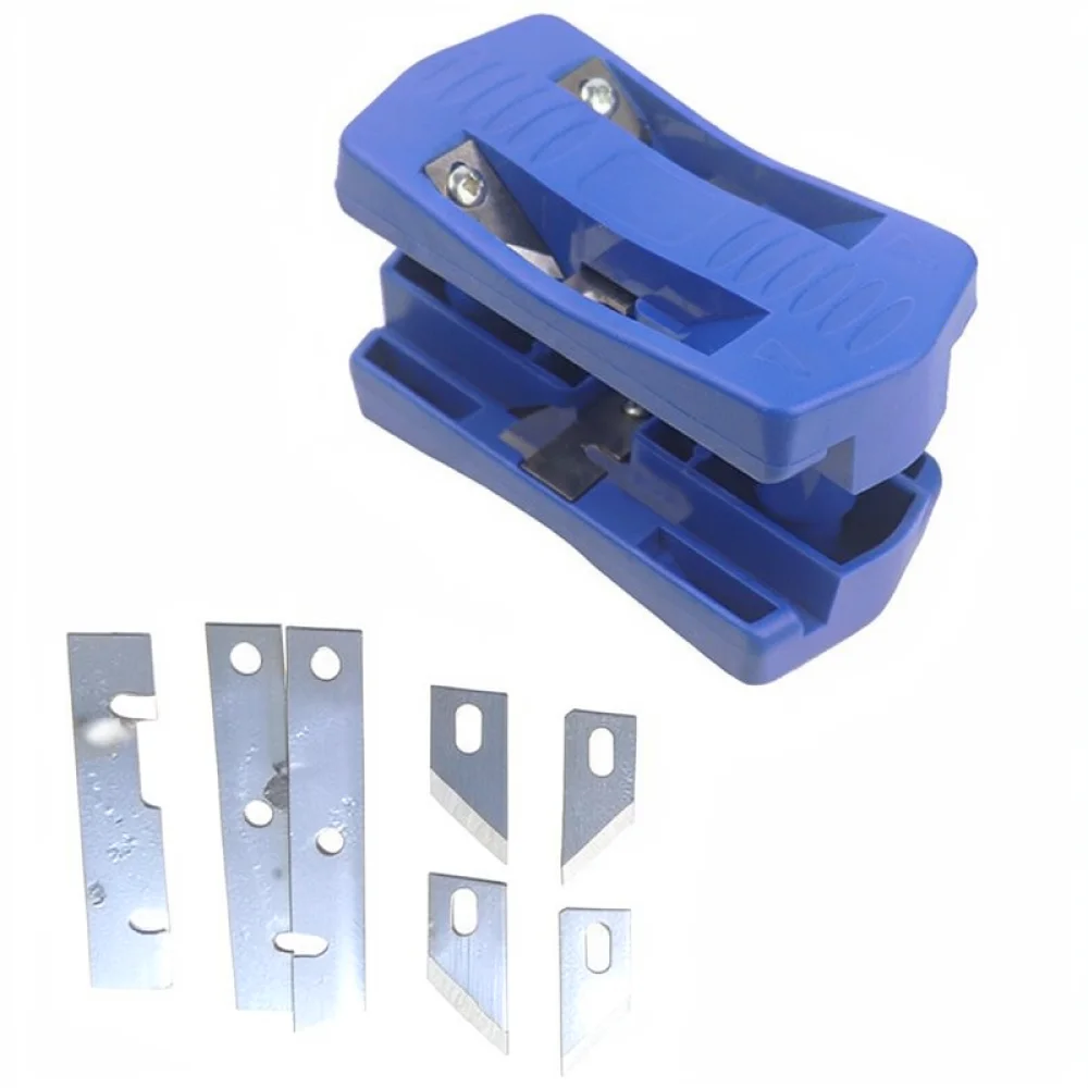 Portable Wood Edge Planer Manual Trimmer For Woodworking Craft Chamfer Tool Deburring Device Finishing Blade Professional Set