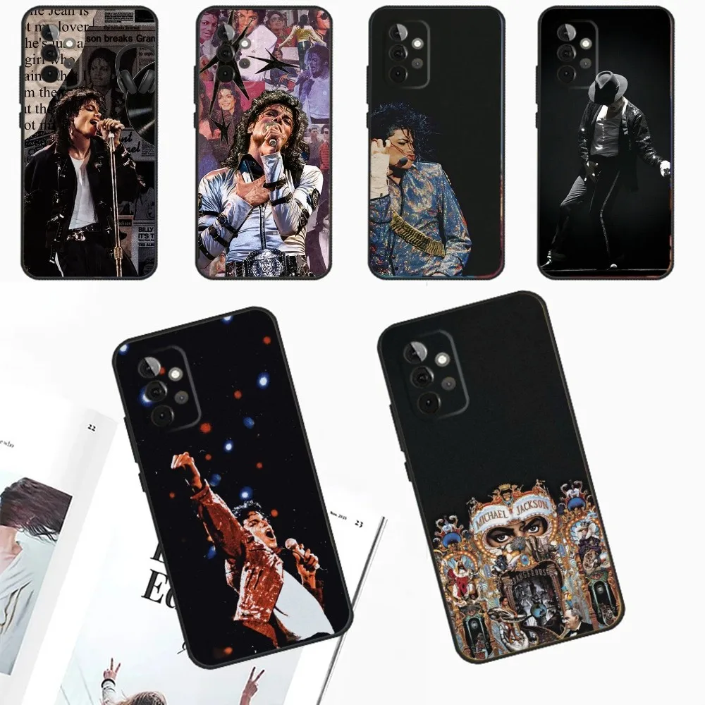 Classic Dance M-Michael J-Jackson Phone Case For Samsung Galaxy A13,A21s,A22,A31,A32,A52,A53,A71,A80,A91 Soft Black Phone Cover