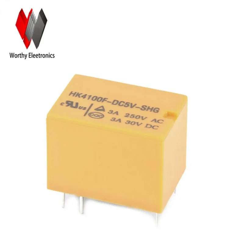 

Free shiping wholesale 10pcs/lot relay HK4100F-DC5V-SHG