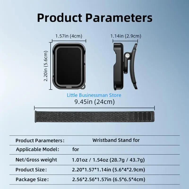 Kamera-Fernbedienungs-Handgelenkhalterung für FrameTap Pocket 4P Remote, magnetische Verbindung mit Haltestift und verstellbarem – Detail 6