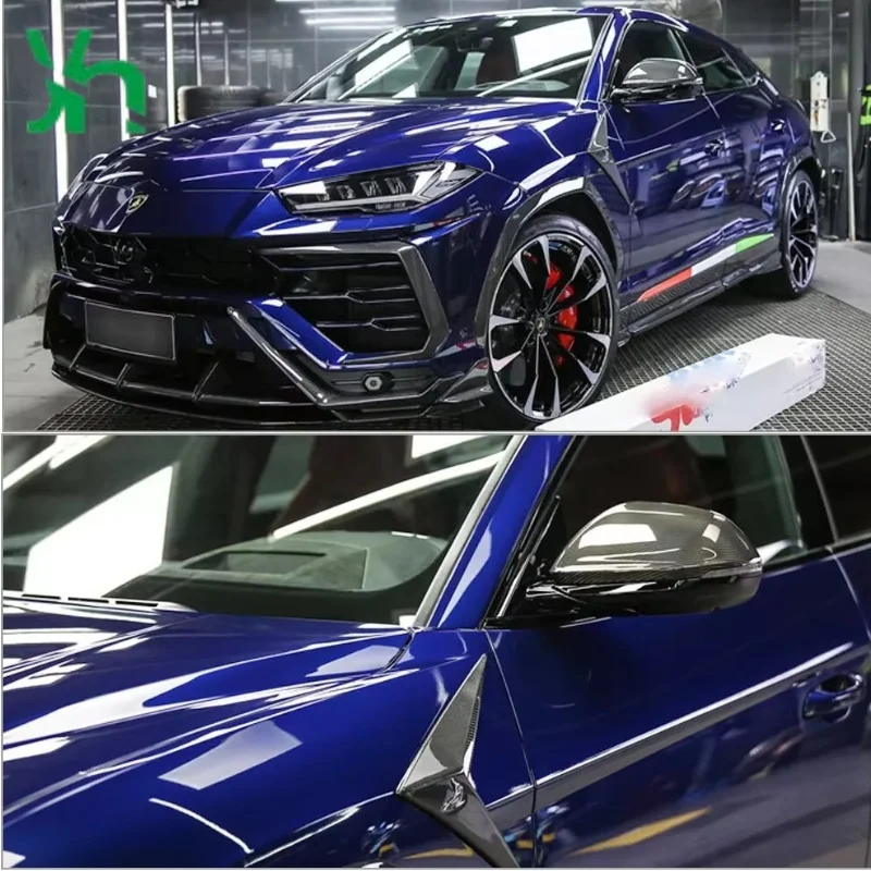 لامبورغيني أوروس أودي Q8 RS Q8 2018 اكسسوارات خارجية ألياف الكربون الرؤية الخلفية غطاء مرآة جانبية استبدال مرآة جانبية