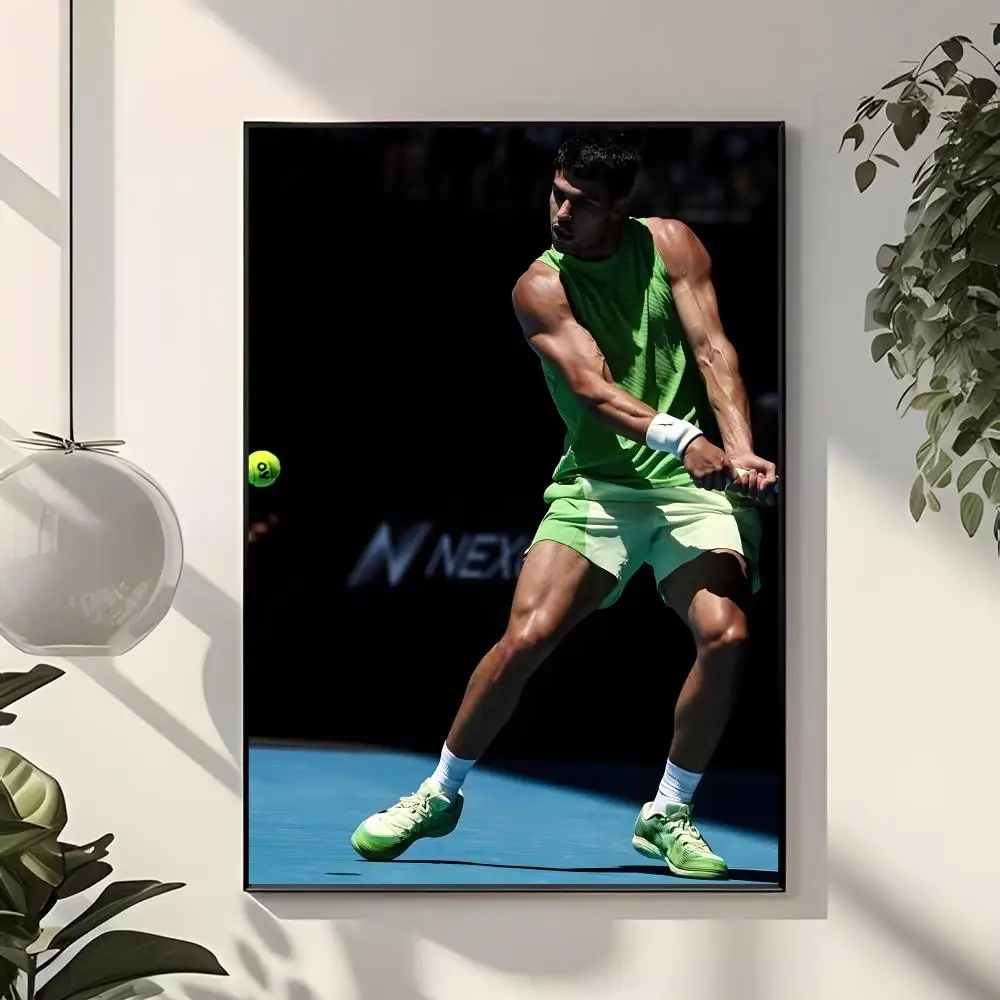Athlete Portrait C-Carlos Alcaraz Poster  Classic Home Interior Design & Modern Wall Decor Art Collection