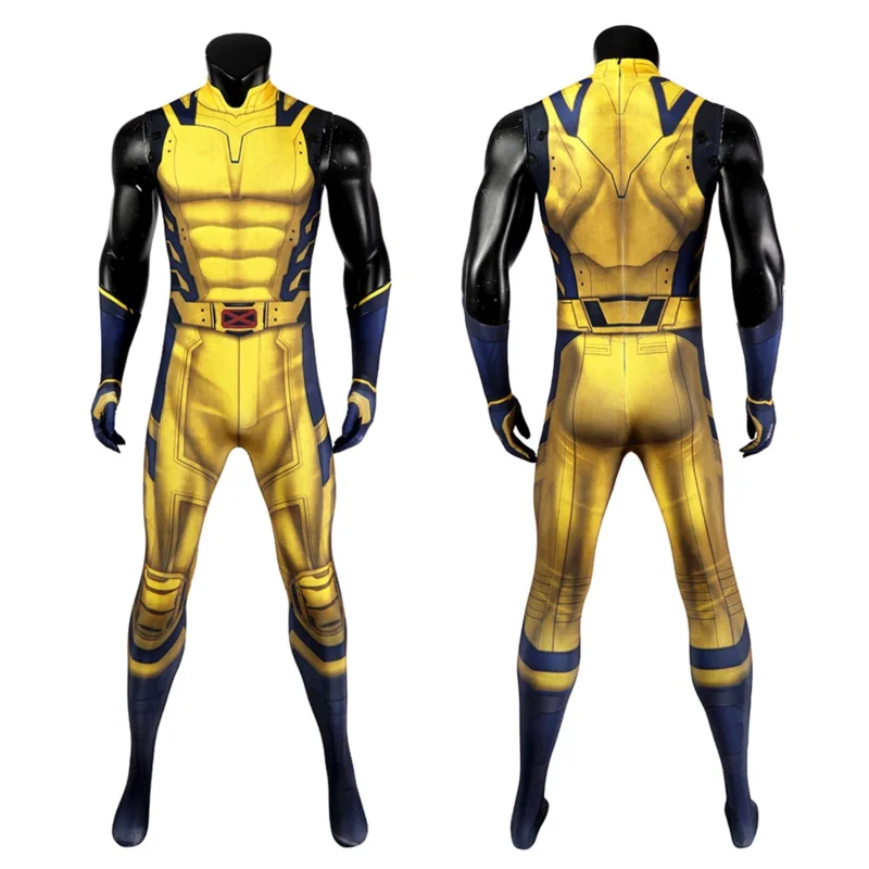 2025 ♥ New Wolverine Cosplay Costume James Howlett Jumpsuit Shoulder Armor Set 3D Printing Zentai Bodysuit Superhero Hallowee ☆★
