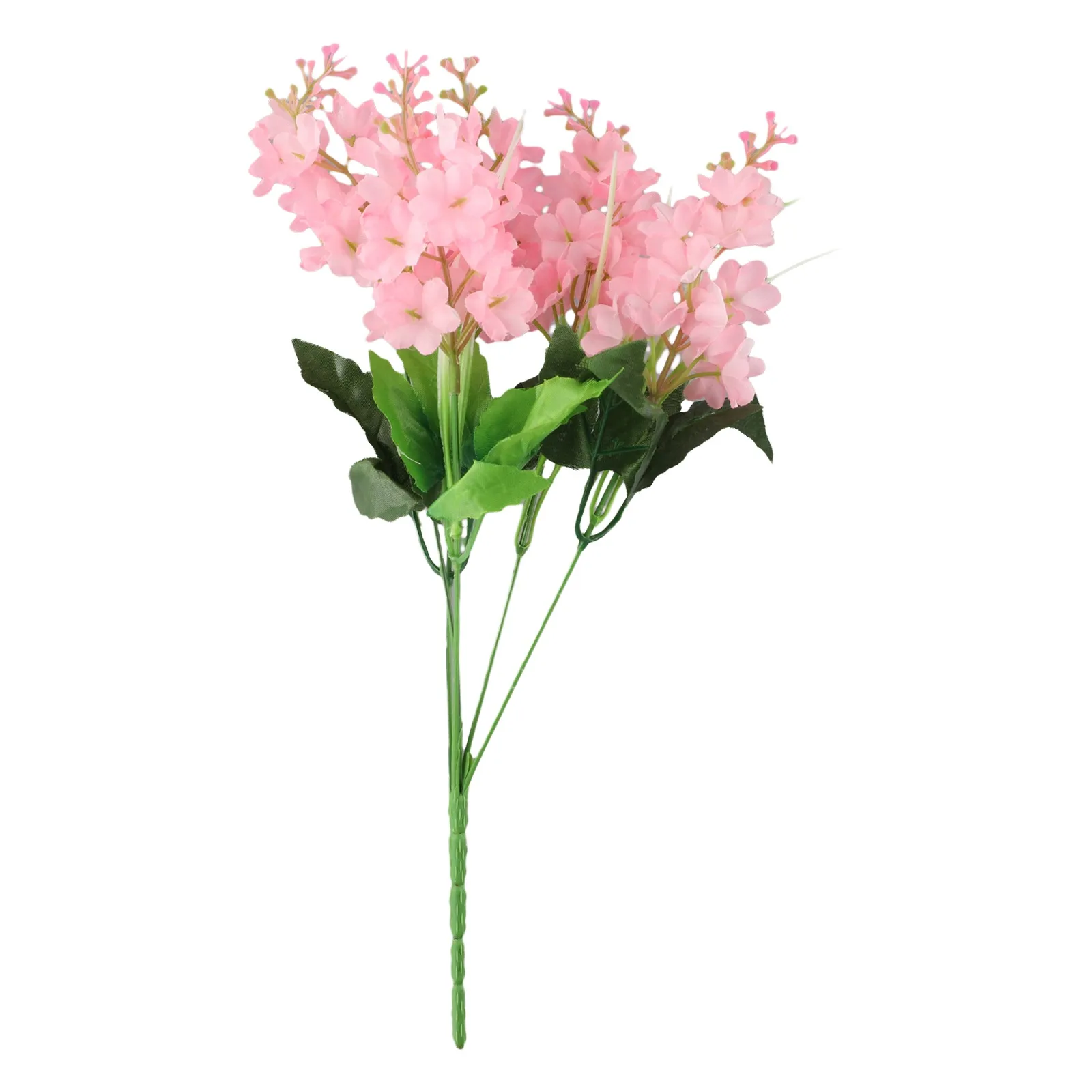 Hyacinth Artificial Flower Real Touch Realistic Wedding 33cm 5 Heads Bouquet Branch For Office Party Home Decor