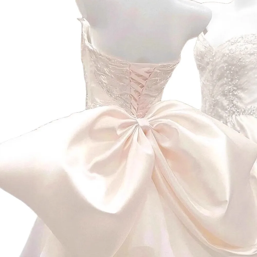 Vestido de Novia Satén Cola de Pez - usage example