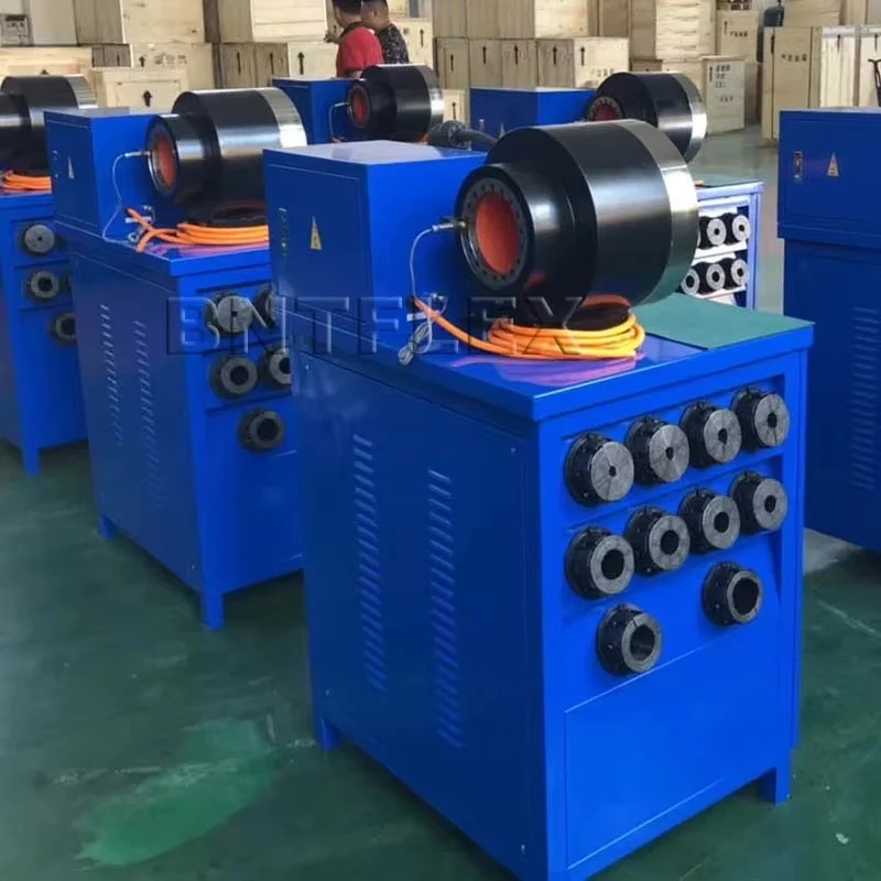 High-Pressure Hydraulic Pipe Crimping Machine BNT50 Rubber Hose Pressing Tools Deposit High Performance Rubber Making Machinery