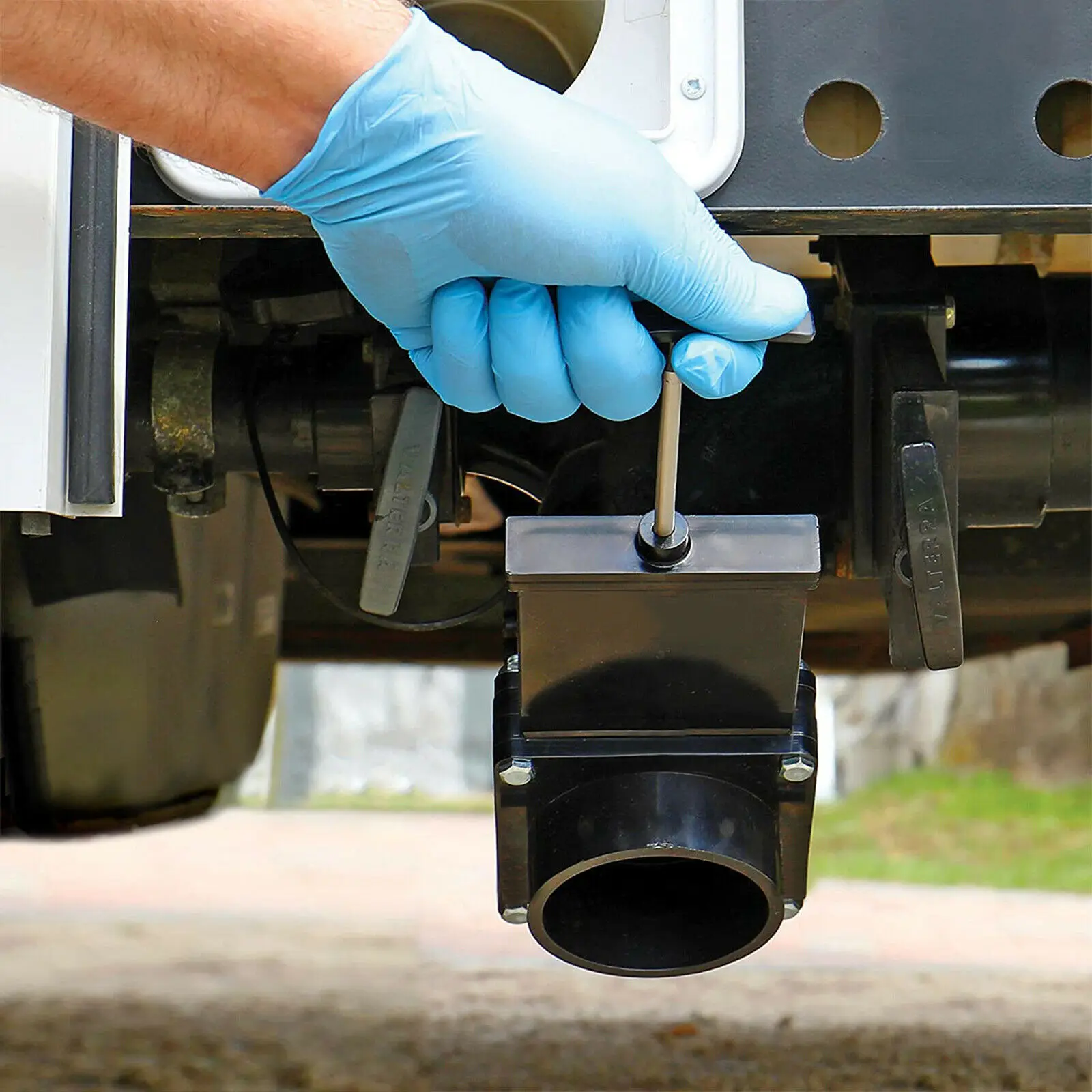 1 قطعة RV المجاري خزان المياه استنزاف صمام 50 مللي متر قطر الصرف الصحي استنزاف بوابة صمام للمنزل متنقل قافلة شاحنة تخييم RV اكسسوارات #6