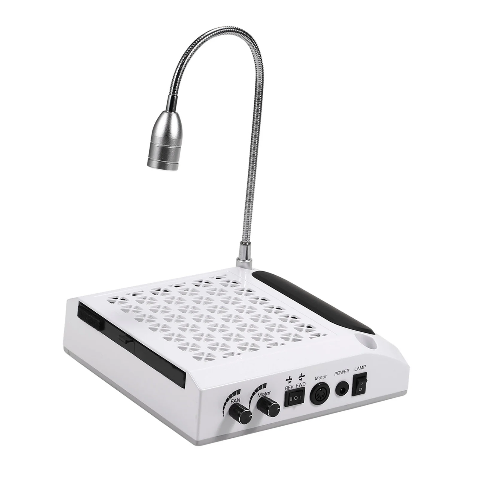 Lámpara de uñas + colector de polvo de uñas, máquina perforadora de uñas, limpiador de succión de polvo, herramientas de salón de arte de uñas, Kit de belleza de uñas, colector de polvo de uñas