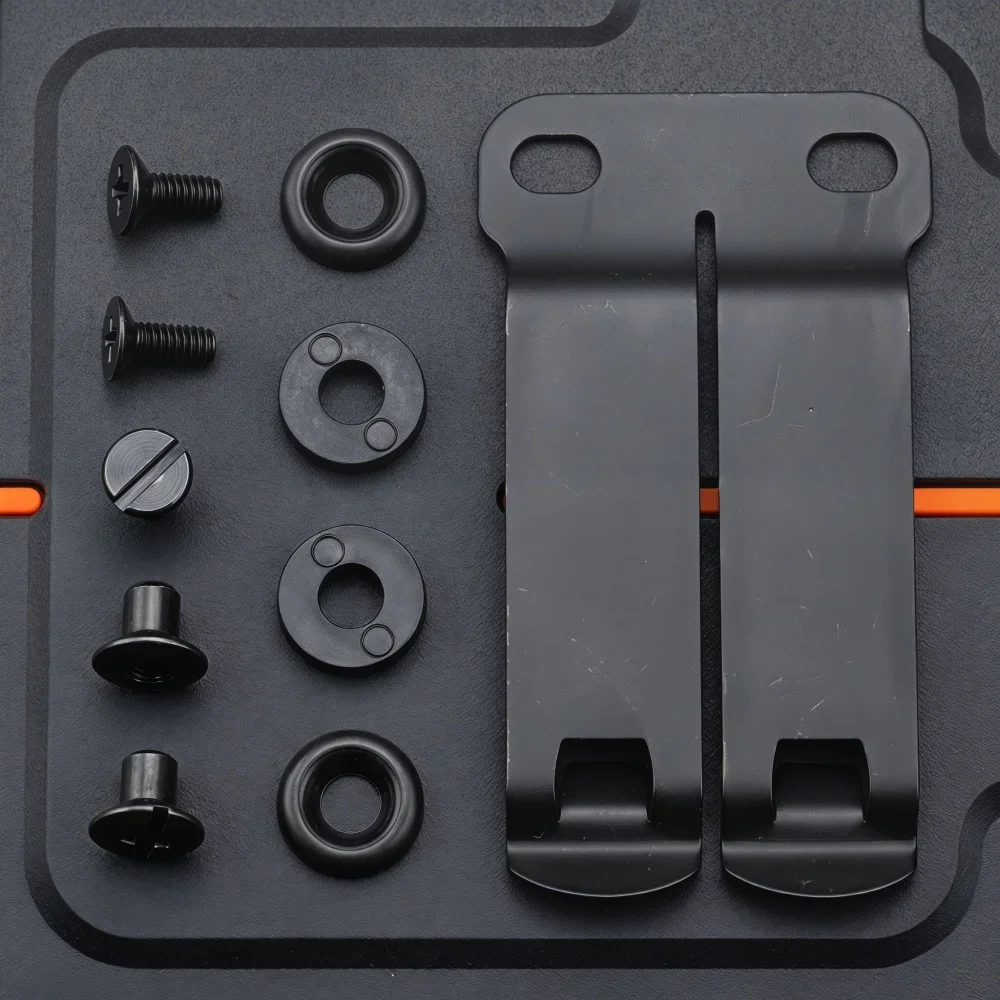 Waist Clip Sheath Back Clip Hardware Accessories Set Utility Stainless Steel K Sheath DIY Materials